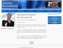 Tablet Screenshot of interactltd.co.uk